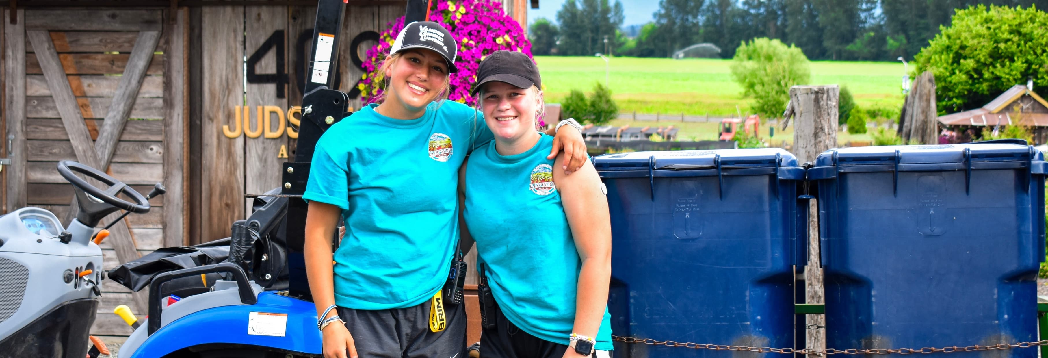 happy volunteers